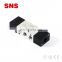 China SNS 4A series Pneumatic Control Element Body Aluminum Alloy No Need Lubrication Air Solenoid Valve