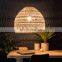 Creative Art Design Rattan Chandelier Pendant Lamp Bamboo Lantern Wicker Lantern Chandelier LED Lamp