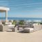 italian modern cane outdoor garden sectional sofa furniture artificial rattan luxury sets