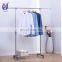 Portable Retractable Steel Wheeled Clothes Dryer Stand Rail