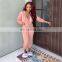 New Arrive Hot Sell Two Pieces Zipper Hooded Women Sweatsuit Set