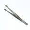 Flat mouth tweezers anti-static stainless steel high-precision clip stamp plucking hair phone maintenance thickened flat tweezers st-34a