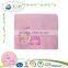 100% polyester solid colour animal embroidery knitted coral fleece baby blanket