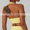 Sexy Halter Workout Front Folding Sports Bras Wholesale Backless Yoga Quick Dry Tops