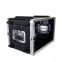 ABS-6UM 12”Light Weight Plastic Amplifier Aviation Case 6U AMP Flight Rack Case with 4 Twist Locks and 2 Carry Handles