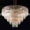 Crystal k9 MARIGNAN TIERED ROUND CHANDELIER pendant lights modern for high ceilings hotel foyer living room dining room