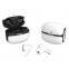 Wireless Earbuds Bluetooth Headphones Noise Canceling Translucent Earphones HiFi Dual Stereo in-Ear Earbuds with Charging Case