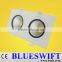 White Finish Square Rectangular 10w 15w Dimmable COB Led Downlight