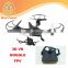 drone quadcopter with hd camera wifi drone HD1335 fpv racing drone with VR box VS syma drone