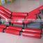 Chinese plant sell red steel conveyor belt idler roller