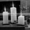 Moving wick flameless LED candle with timer
