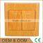 China suppliers 13A wall switch socket brand, two gang electrical switch