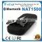 2014 Hot selling Oval Design Handfree Bluetooth Car Kit with microphone