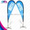 fastest delivery outdoor aluminum frame fly beach banner flag
