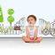 Removable Wall Stickers Environmental Bedroom Living Room Entrance Hallway Wall Stickers Bicycle Green Fence Stickers Sweet Home