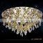 pendant chandelier as wedding deco&Elegant design round crystal led ceiling light