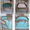 Chinese Antique Shabby Chic Wooden Rustic wooden frame tub chair