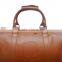 2016 Fashionable waterproof duffle bag Brown genuine Leather travel dufflel bag