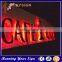 Super bright Galvanized crystal backlit outdoor logo sign