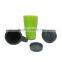 400ml Double Wall Plastic Insulated Coffee Mug with Handle and Lid