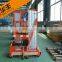 Hydraulic One Man Lift/electric Lift Work Platform/single Mast Aluminum Alloy Lift