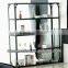Single black wooden bookcases SH-126