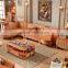 2015 High Quality Indoor 1+L sofa sets with cushion high end Vintage Cane Furniture for salon