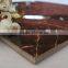 Dark brown emperador copy marble tiles good prices for shopping mall