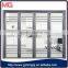 aluminum frame accordion glass door for balcony
