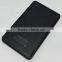 4000mAh external battery PU power bank for mobile phone