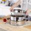 2 Layer food steamer with steel handle
