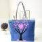 Personalized Printed Life of Tree Canvas Beach Handbag Tote Purse