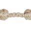 Huge Jumbo Natural Jute-cotton Dog Rope Toys Dumbbell Shape