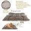 Linen Fabric pet mats with vintage style dog bed