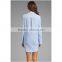 Wholesale Contrast Color Cotton Nightshirt For Women
