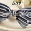 Fashion Blue & White Striped Hair Bow Designs Hair Bow Embellishments