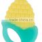wholesale various fruit chewable silicone toothbrush & teether