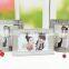 2016 new design crystal glittery silkscreen glass mirror photo frame 5x7 6x8in