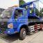 Blue Color 4*2 Forland Flatbed Tow Truck for Sale