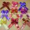 pre-made satin ribbon pull bows for wedding decoration