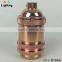 E26 Brass light socket, pendent light socket
