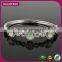 Latest Product In 2016 Green Gemstone Charm Tibetan Bangle