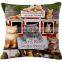 Carton cats cotton linen 3d digital printed cushion covers and pillow cases                        
                                                                                Supplier's Choice