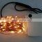 20M 200 leds Waterproof Battery Powered LED Copper wire string lights