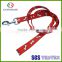 China custom wholesale dog accessories of print logo nylon material dog training leash