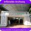 2016 new design PVC Inflatable Archway, cheap inflatable entrance arch