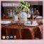 LinenPro New Arrival Table Cleaning Cloth Embroidery Round Table Cloth