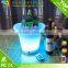 Whole sale Cube LED ice bucket Bar use bottle cooler LED bucket