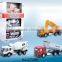 metal pull back shop truck toy, alloy pull back engineering van toy