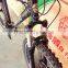 26 inch aluminum alloy black mountain bike